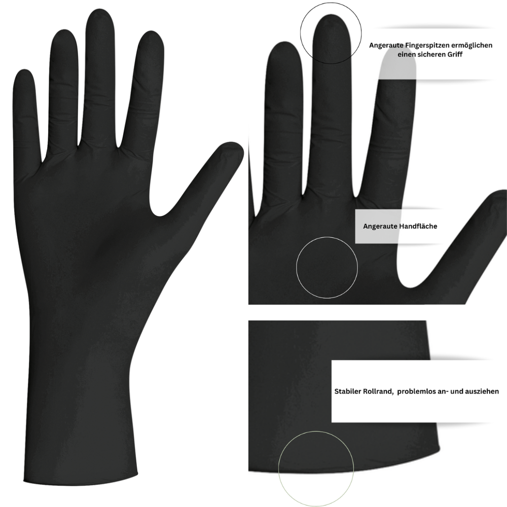 Latexhandschuhe SELECT BLACK