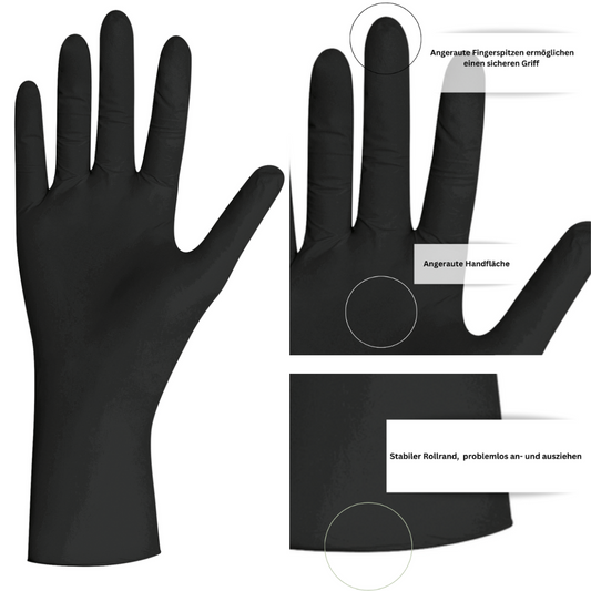 Latexhandschuhe SELECT BLACK